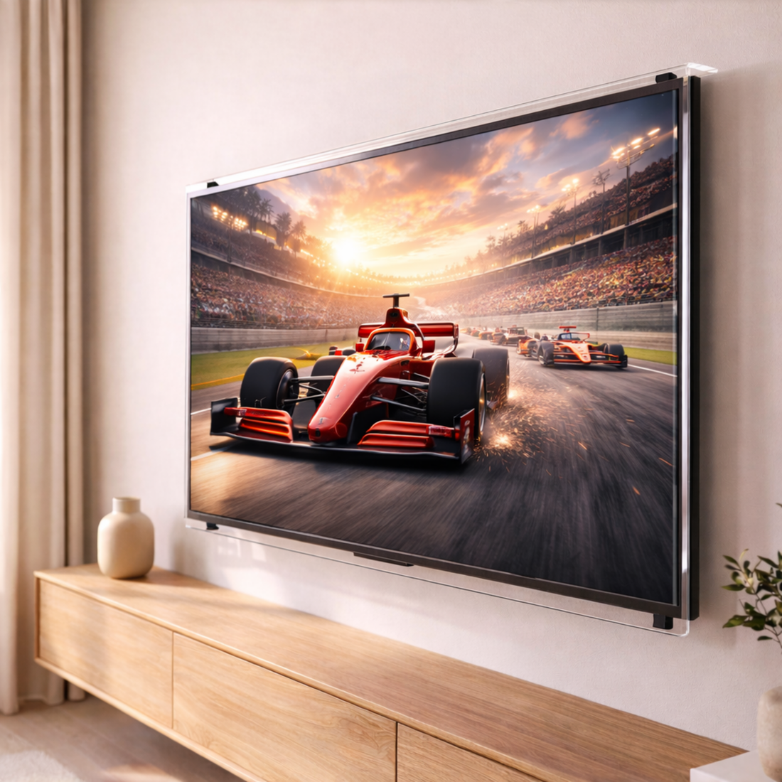 Easy to Use Acrylic TV Screen Protector: Simple TV Protection