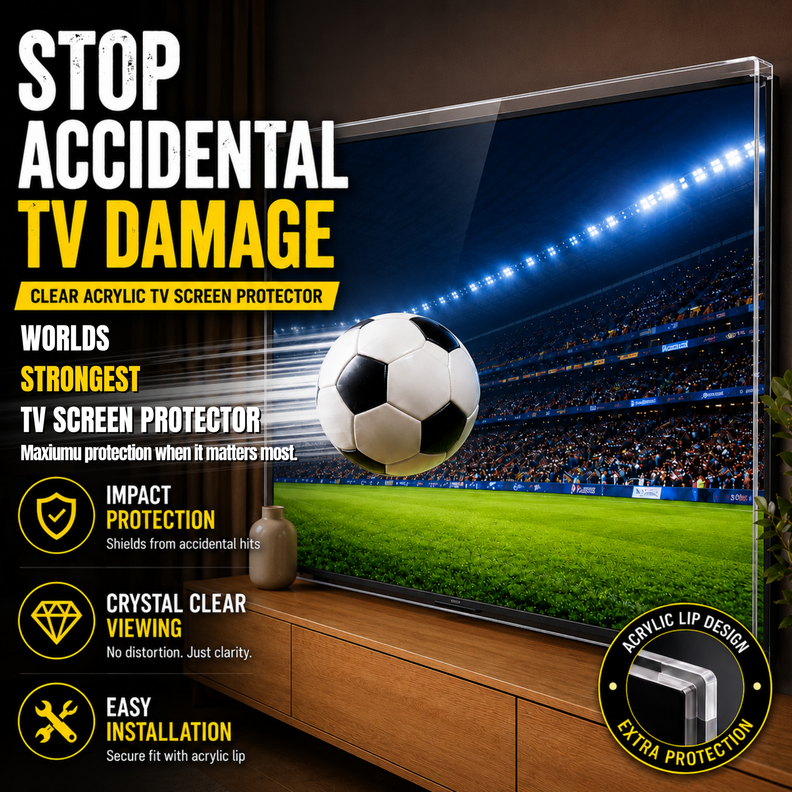 Before the Next Goal Costs You £1,000: Protect Your TV This FIFA World Cup with Our Strongest Ever Screen Protectors ⚽