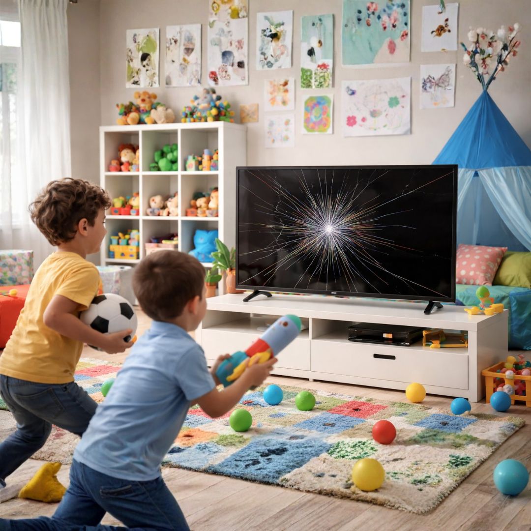 What to Do If a Child Breaks Your TV Screen | Complete Guide