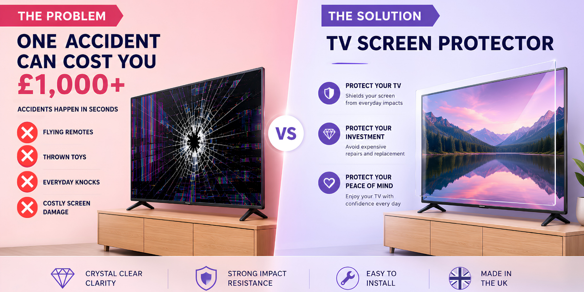The Problem vs The Solution: Why Your TV Needs a Screen Protector