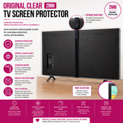 Original Clear 2mm TV Screen Protector - Everyday Protection