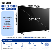 Premium Clear TV Screen Protector - Maximum Protection