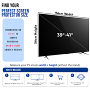 Premium Clear TV Screen Protector - Maximum Protection