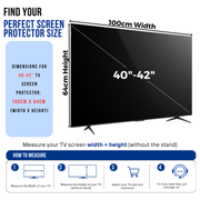 Premium Clear TV Screen Protector - Maximum Protection