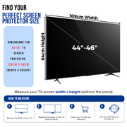Premium Clear TV Screen Protector - Maximum Protection