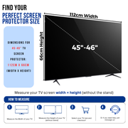 Premium Clear TV Screen Protector - Maximum Protection
