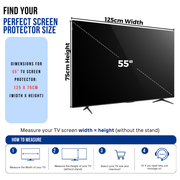 Premium Clear TV Screen Protector - Maximum Protection