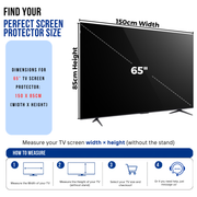 Premium Clear TV Screen Protector - Maximum Protection
