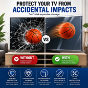 Premium Clear TV Screen Protector - Maximum Protection