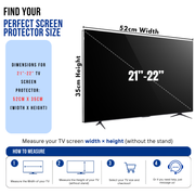 Premium Clear TV Screen Protector - Maximum Protection