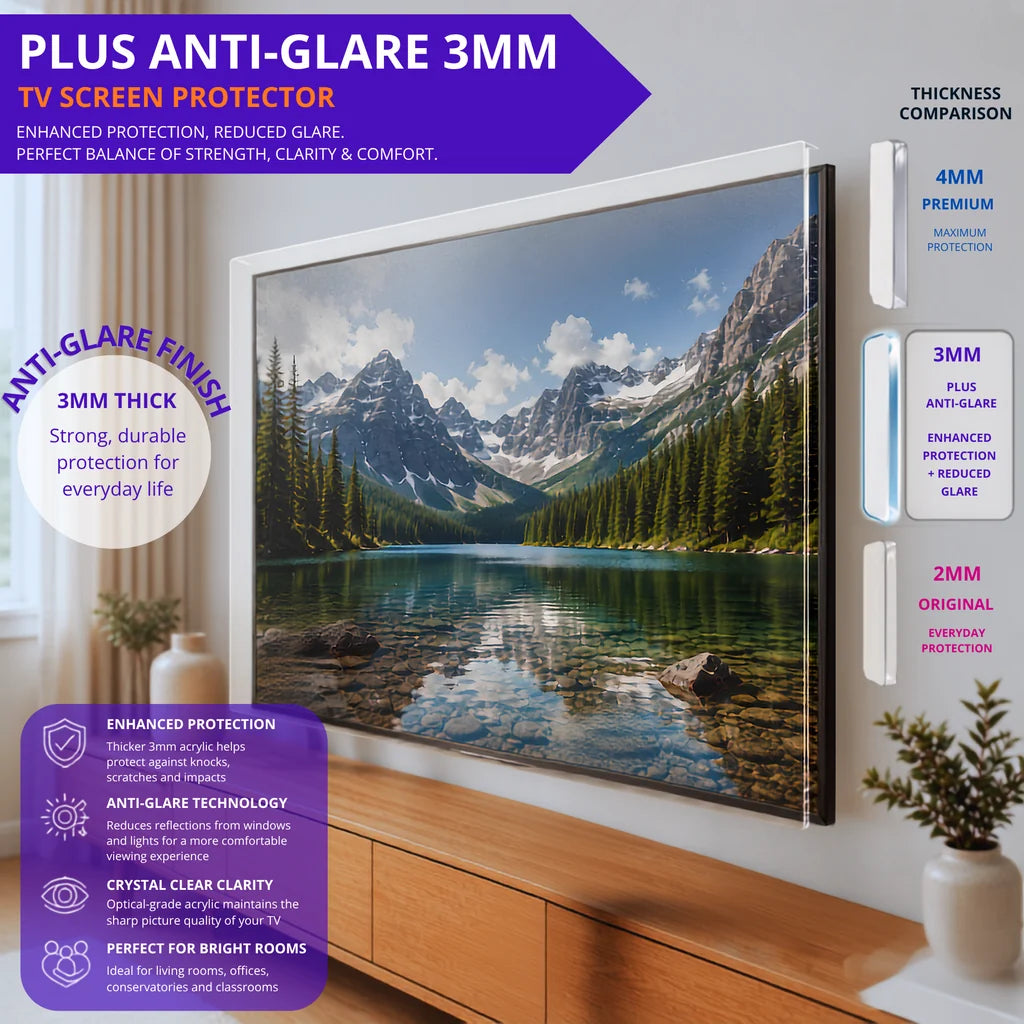Plus Anti-Glare: 3mm